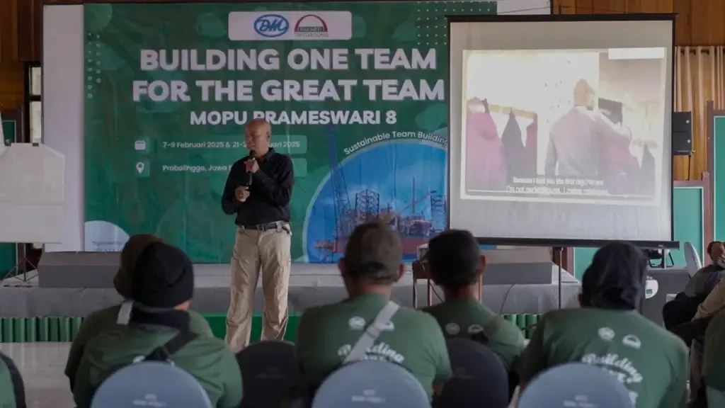 Tahapan program sustainable team building