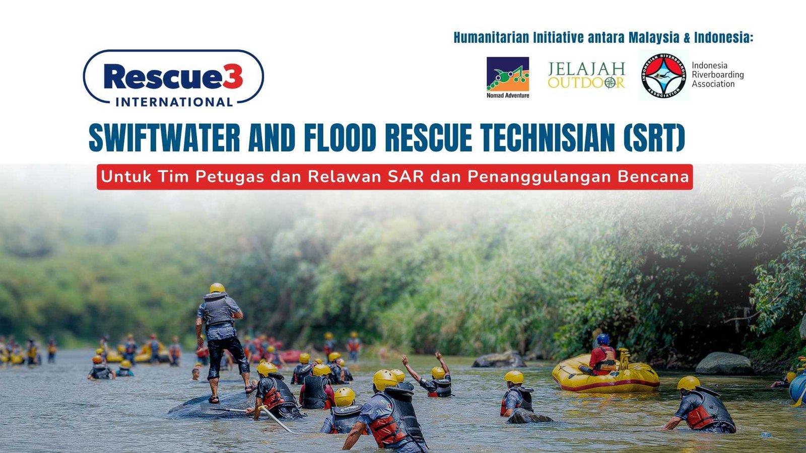 Pelatihan Swiftwater & Flood Rescue | Rescue 3 International